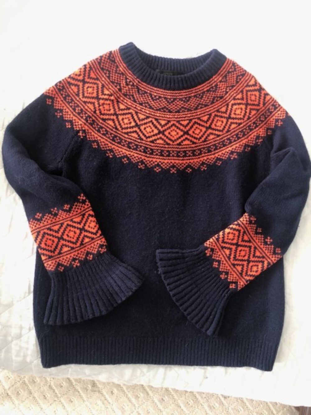 J Crew Women's Fair Isle Sweater size XS